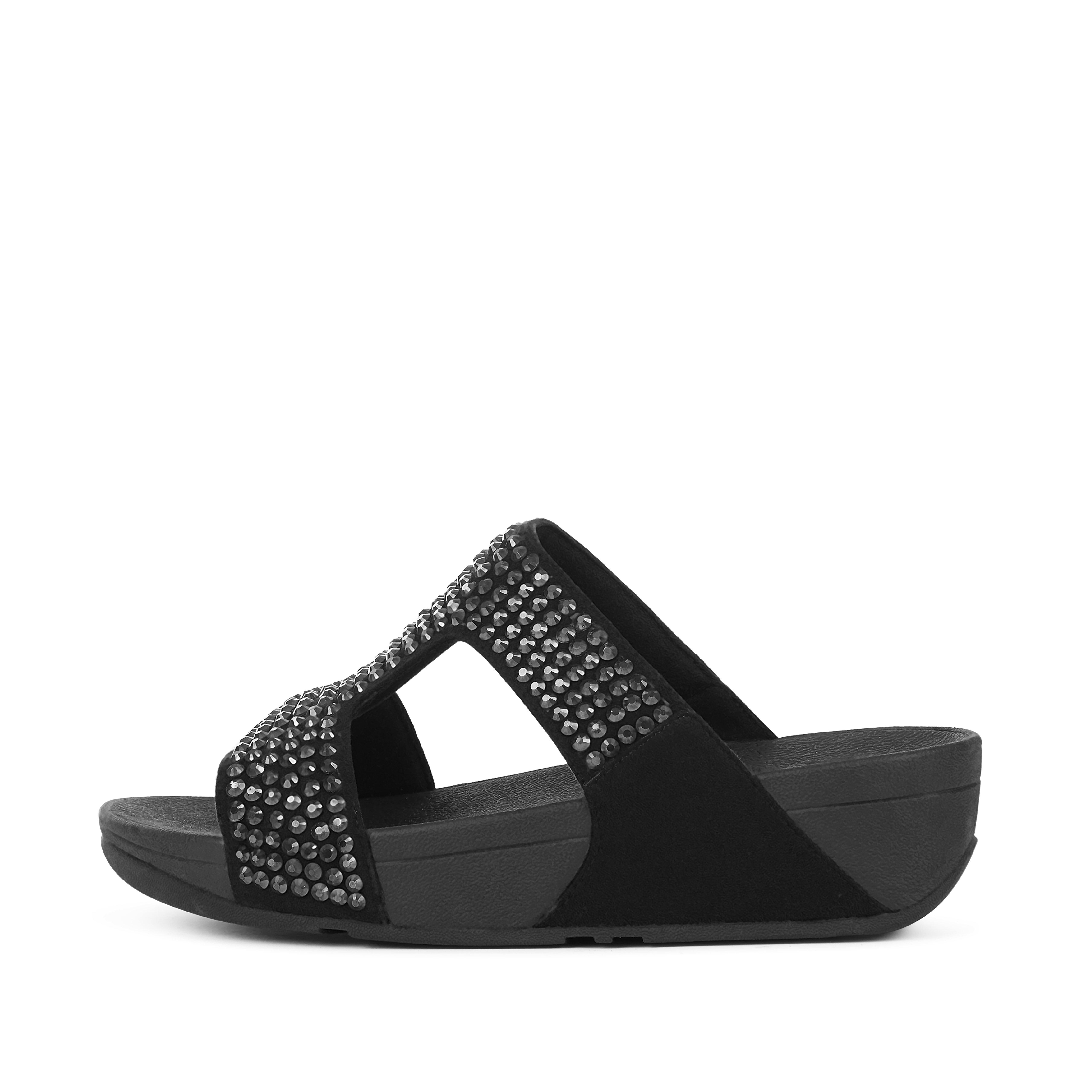 fitflop glitzie slide sandals