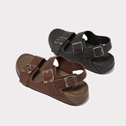 Flip flops with back best sale strap men's