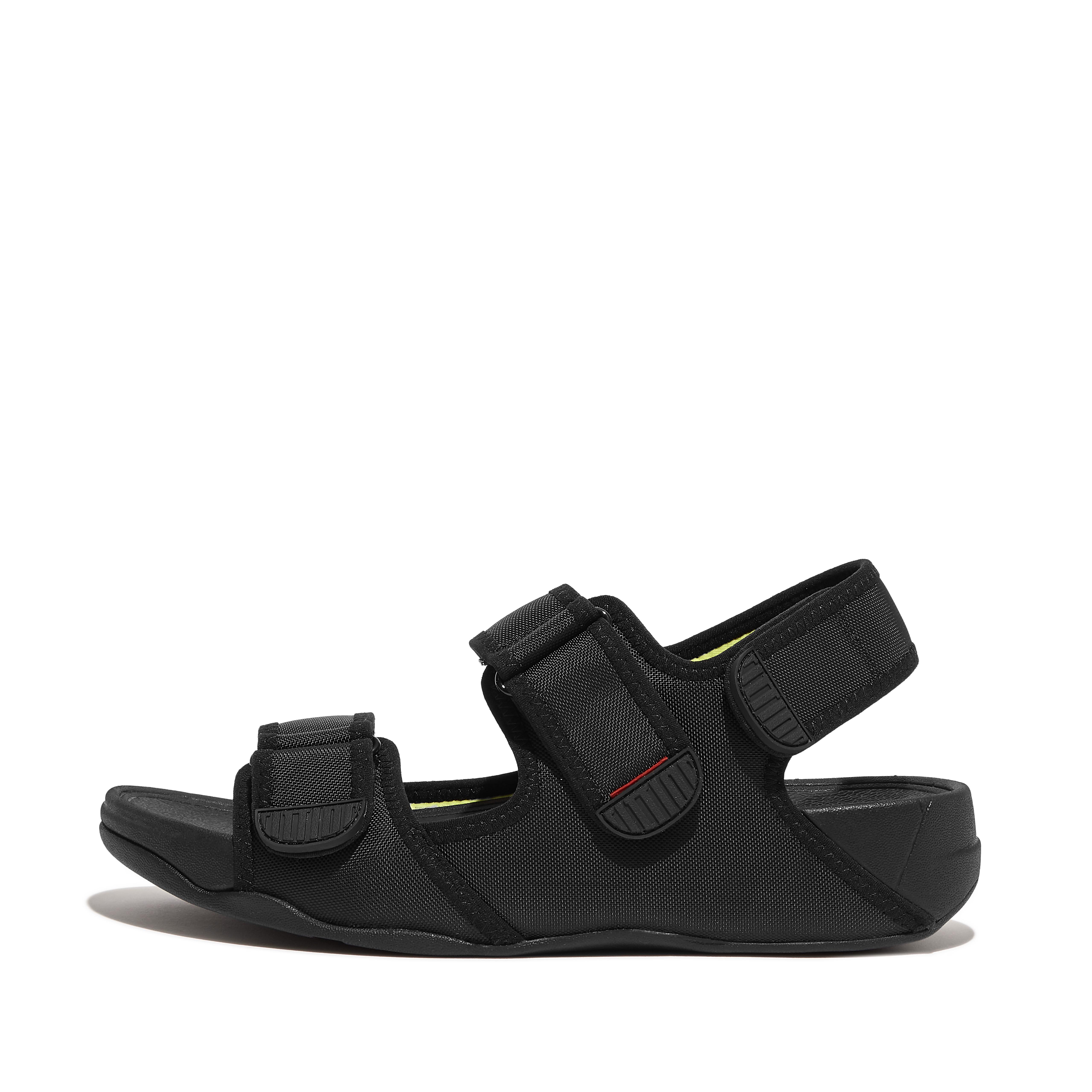 핏플랍 Fitflop Adjustable Water-Resistant Back-Strap Sandals,Black