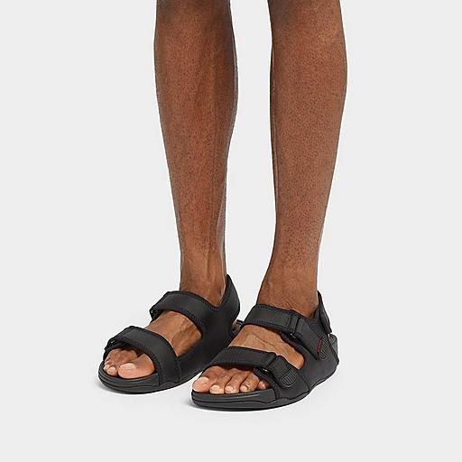 Mens flip flops with back strap on sale