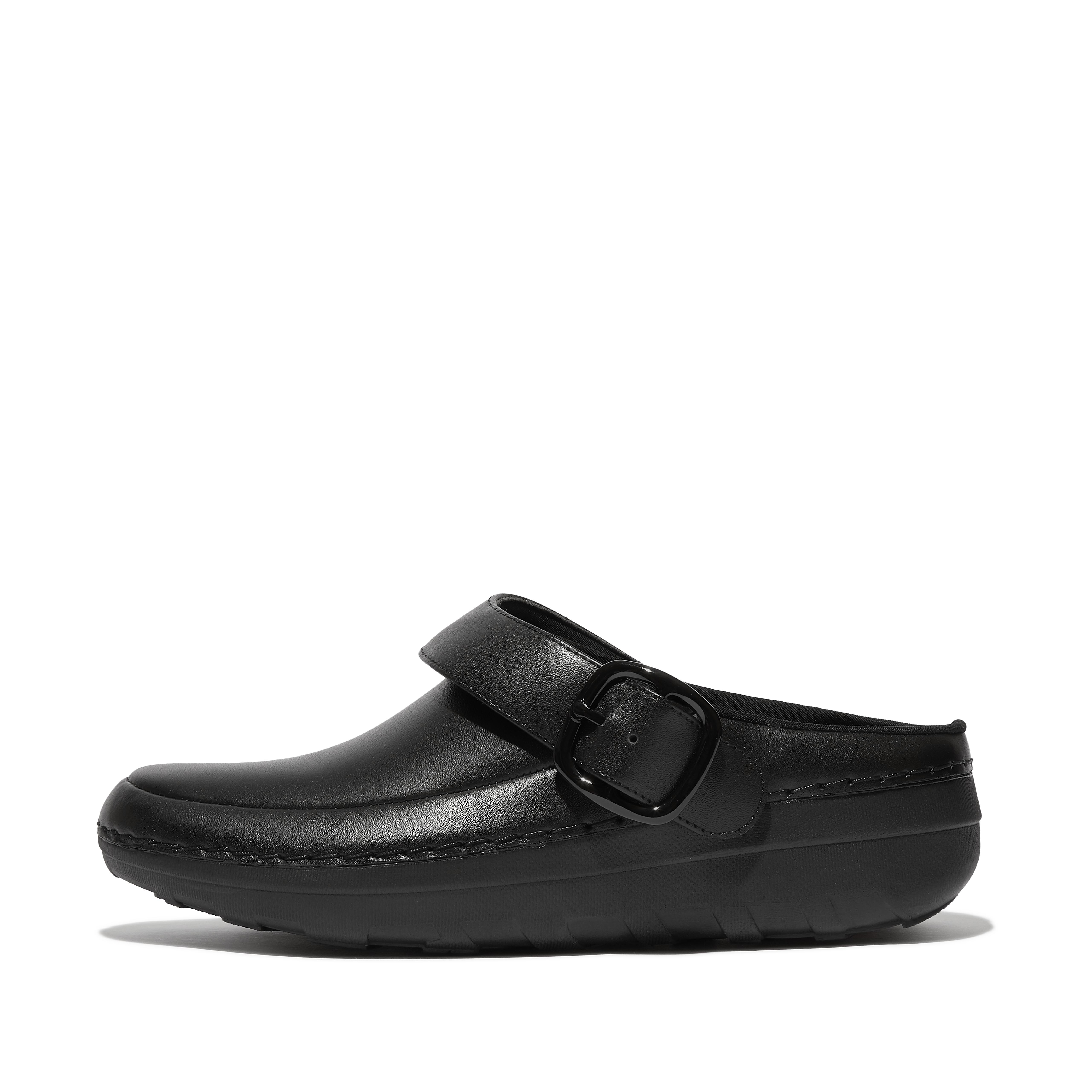 fitflop leather clogs