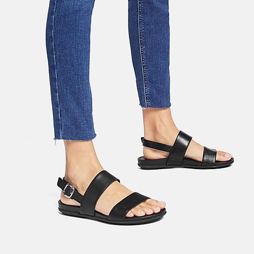 Women's Gracie Leather Back-Strap-Sandals