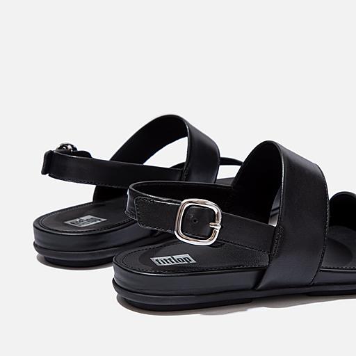 Women's Gracie Leather Back-Strap-Sandals | FitFlop US