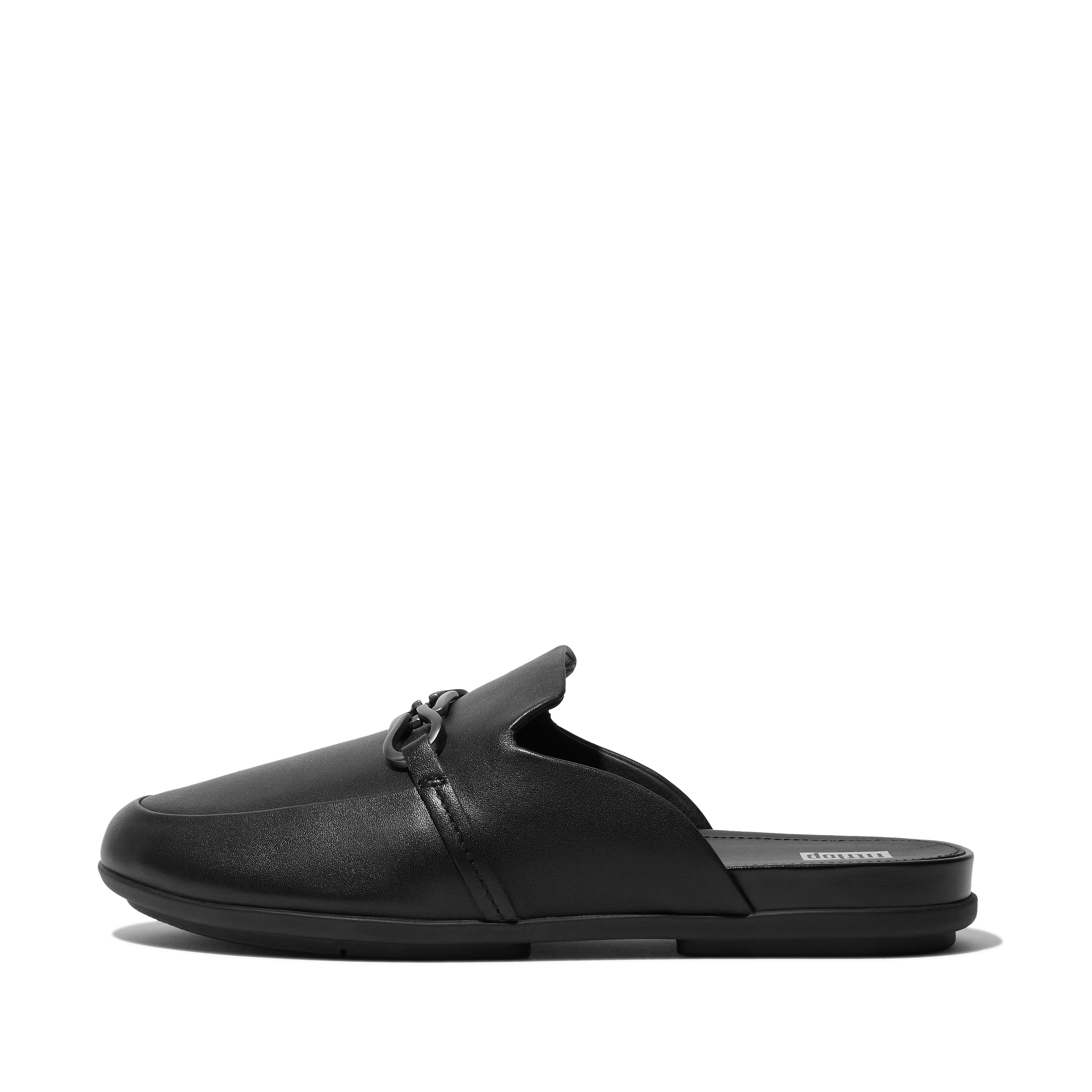 Women's Gracie Chain Leather Mules | FitFlop UK
