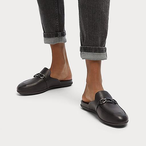 Women s Gracie Chain Leather Mules FitFlop US