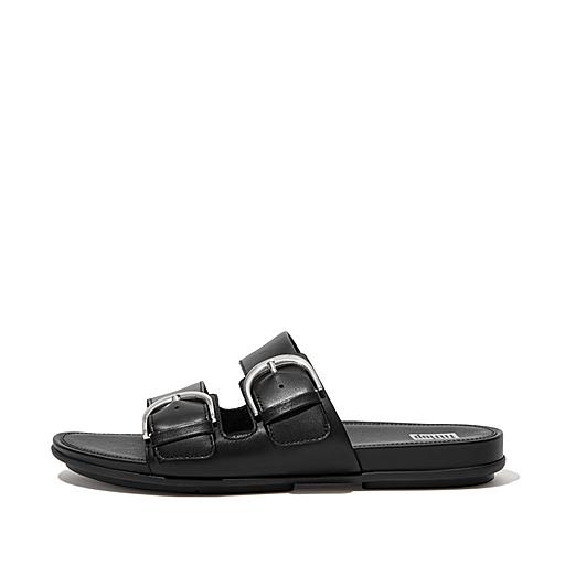 fitflop.com | Buckle Leather Slides