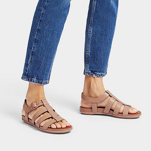 Women's Gracie Leather Toe-Post Sandals