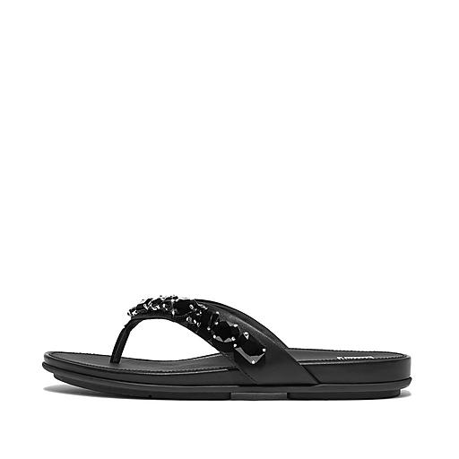 Women's Gracie Leather Flip-Flops | FitFlop US