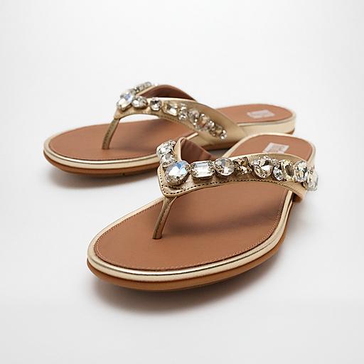Women's Gracie Leather Flip-Flops | FitFlop US