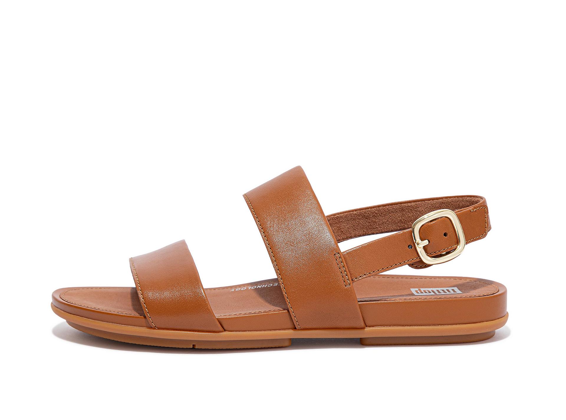 GRACIE Leather Back-Strap Sandals
