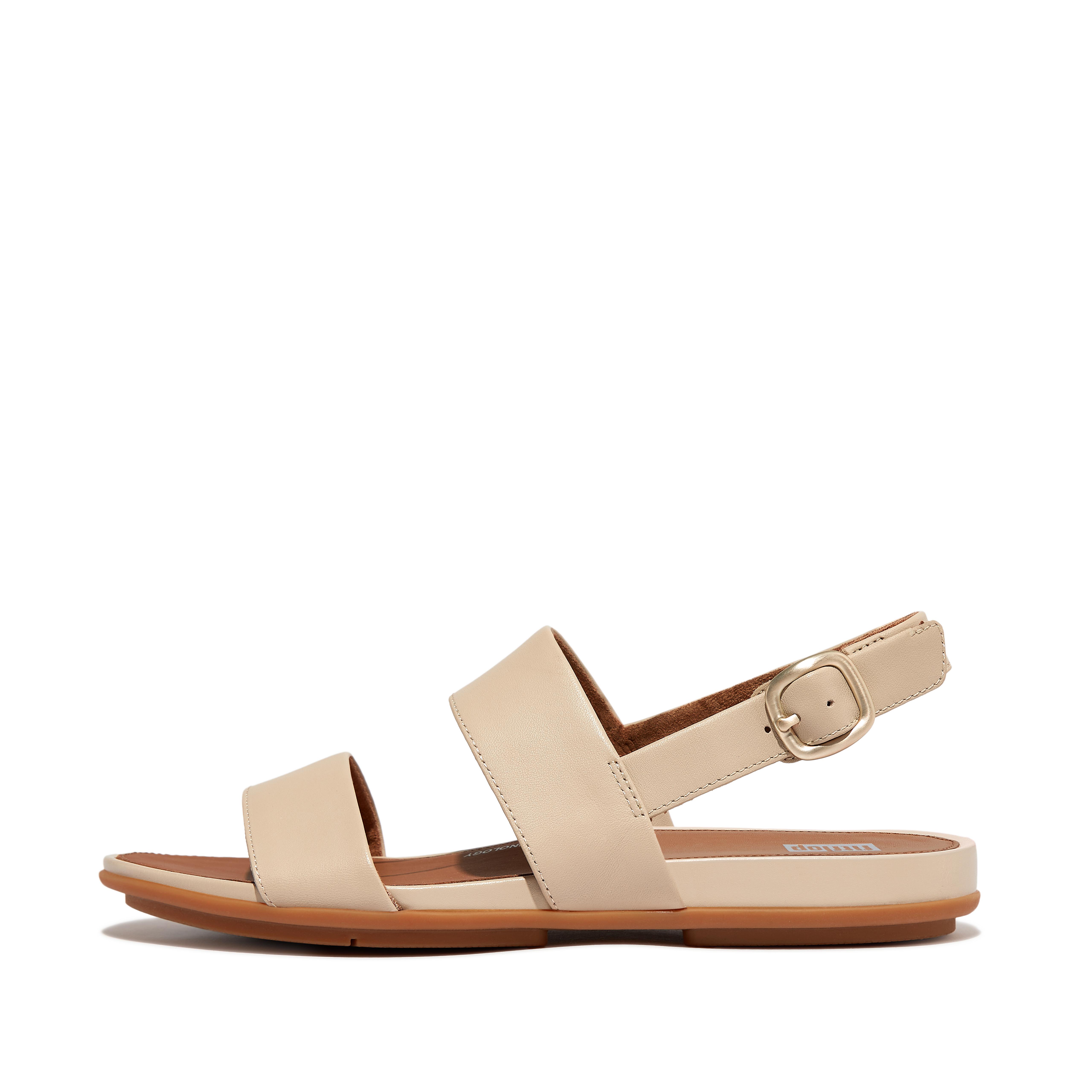 Women GRACIE Leather Back-Strap Sandals, Full Price