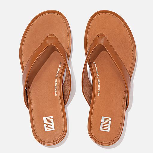 Women's Gracie Leather Flip-Flops | FitFlop US