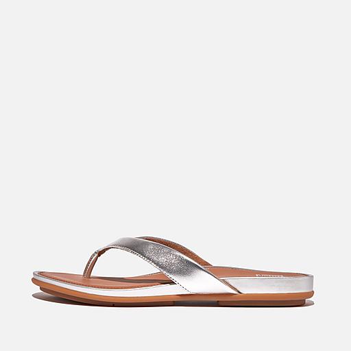 【MODERNIF】Leather flip flops Men's Kona Flip Black/Steel Grey Leather Flip-Flop | KEEN