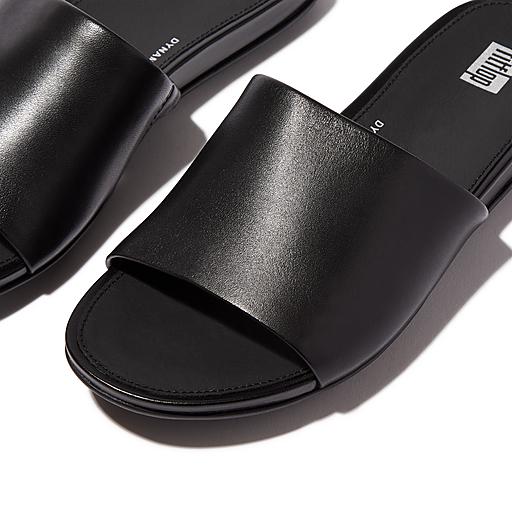 Women s Gracie Leather Slides FitFlop US