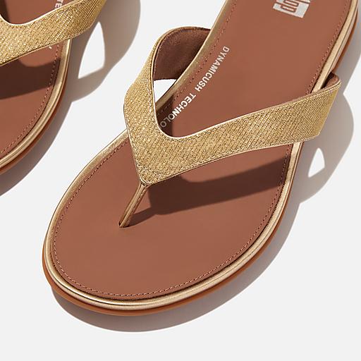 Women s Gracie Glitz Mesh Polyester Flip Flops FitFlop CA