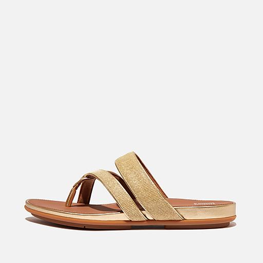 Fitflop Gracie Shimmerlux Strappy Toe Post サンダル GRACIE-SHIMMERLUX-STRAPPY-TOE-
