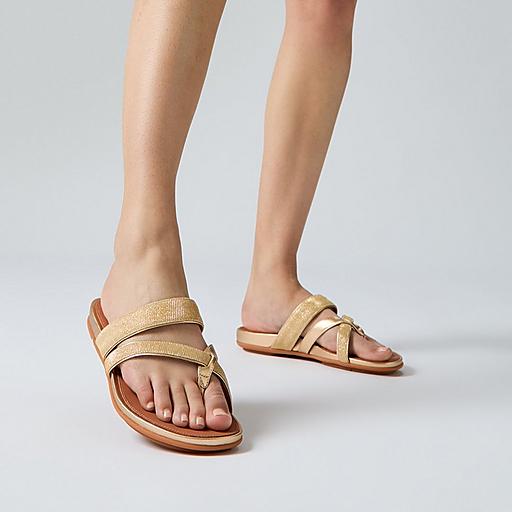 Fitflop Gracie Shimmerlux Strappy Toe Post サンダル Fitflop Gracie Shimmerlux Strappy Toe Post サンダル (Fitflop