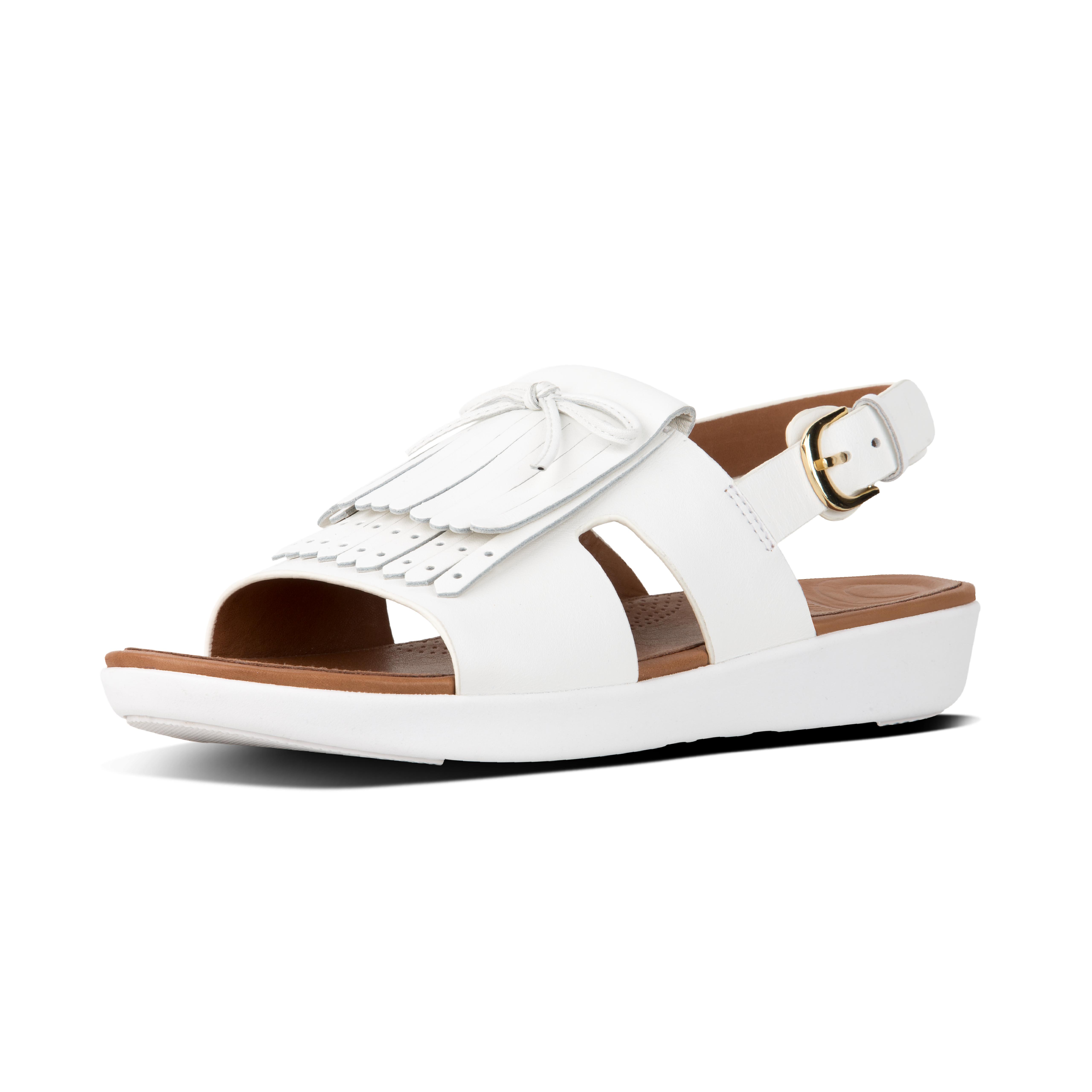 Women's H-BAR Leather Back-Strap-Sandals