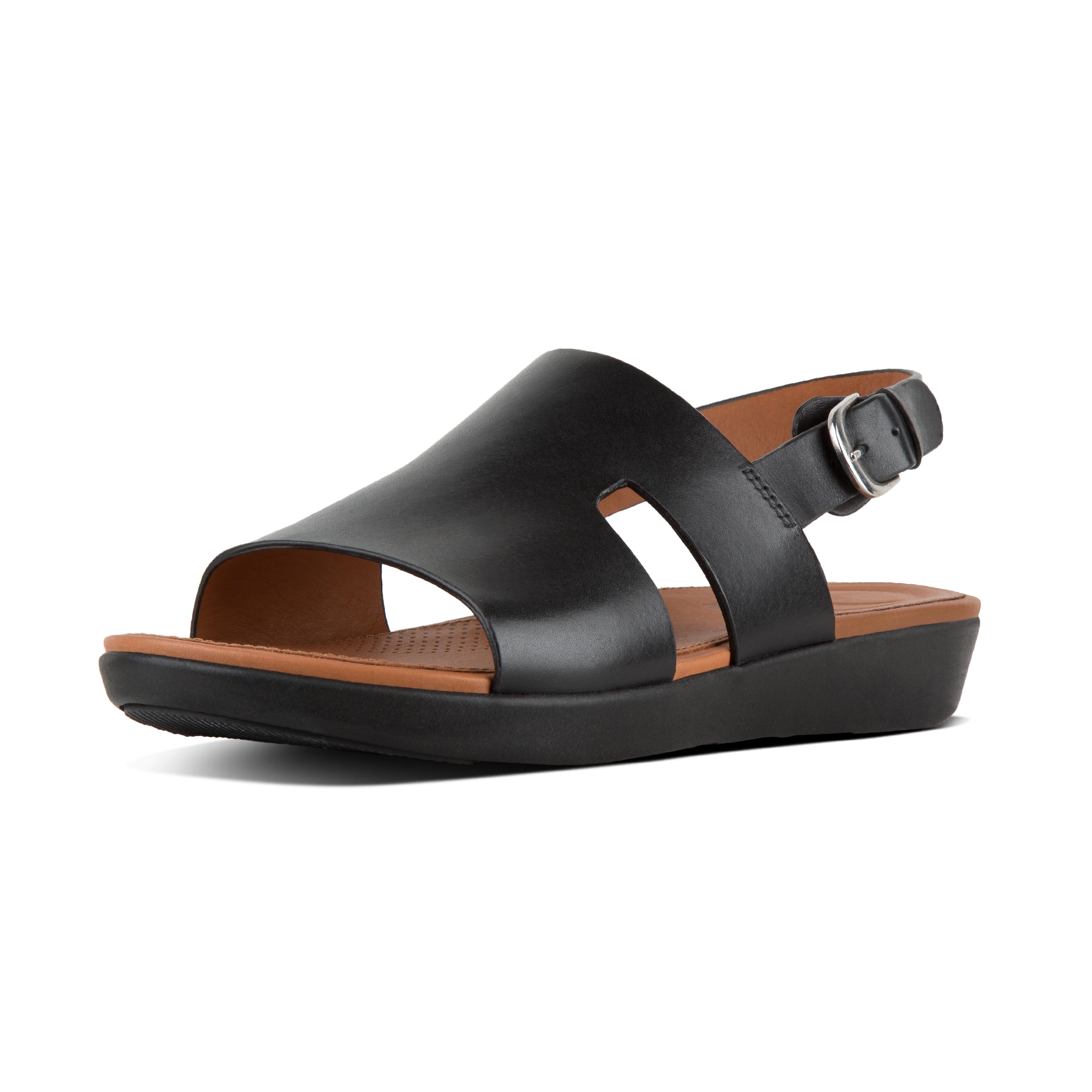 h leather sandals