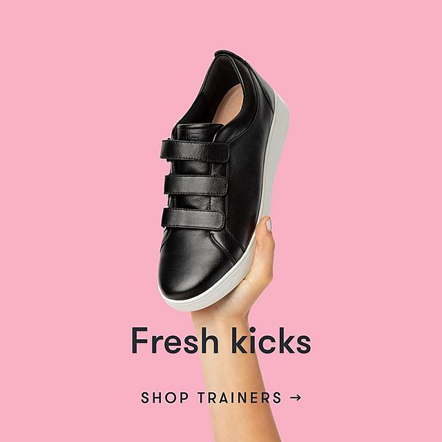 Fresh kicks. Shop trainers