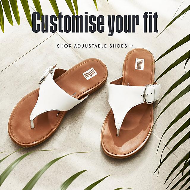 Customise your fit. Shop adjustable shoes.