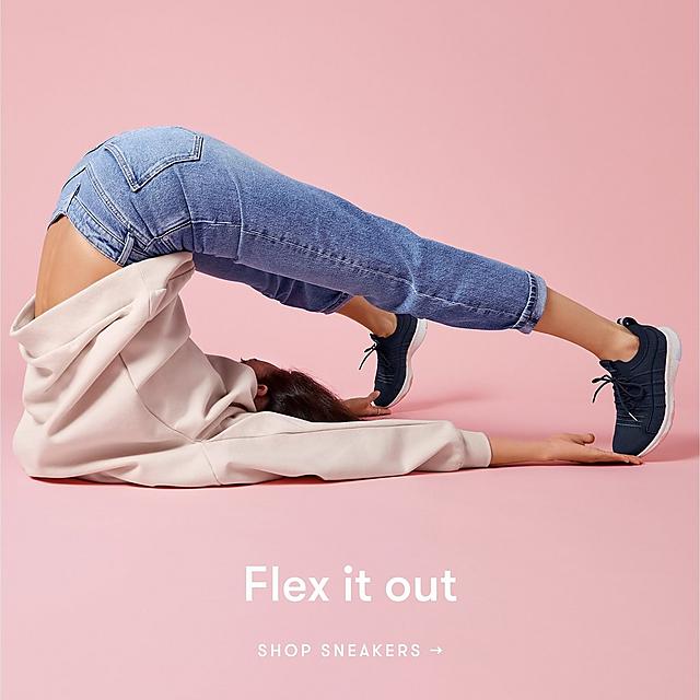 Flex it out. Shop sneakers