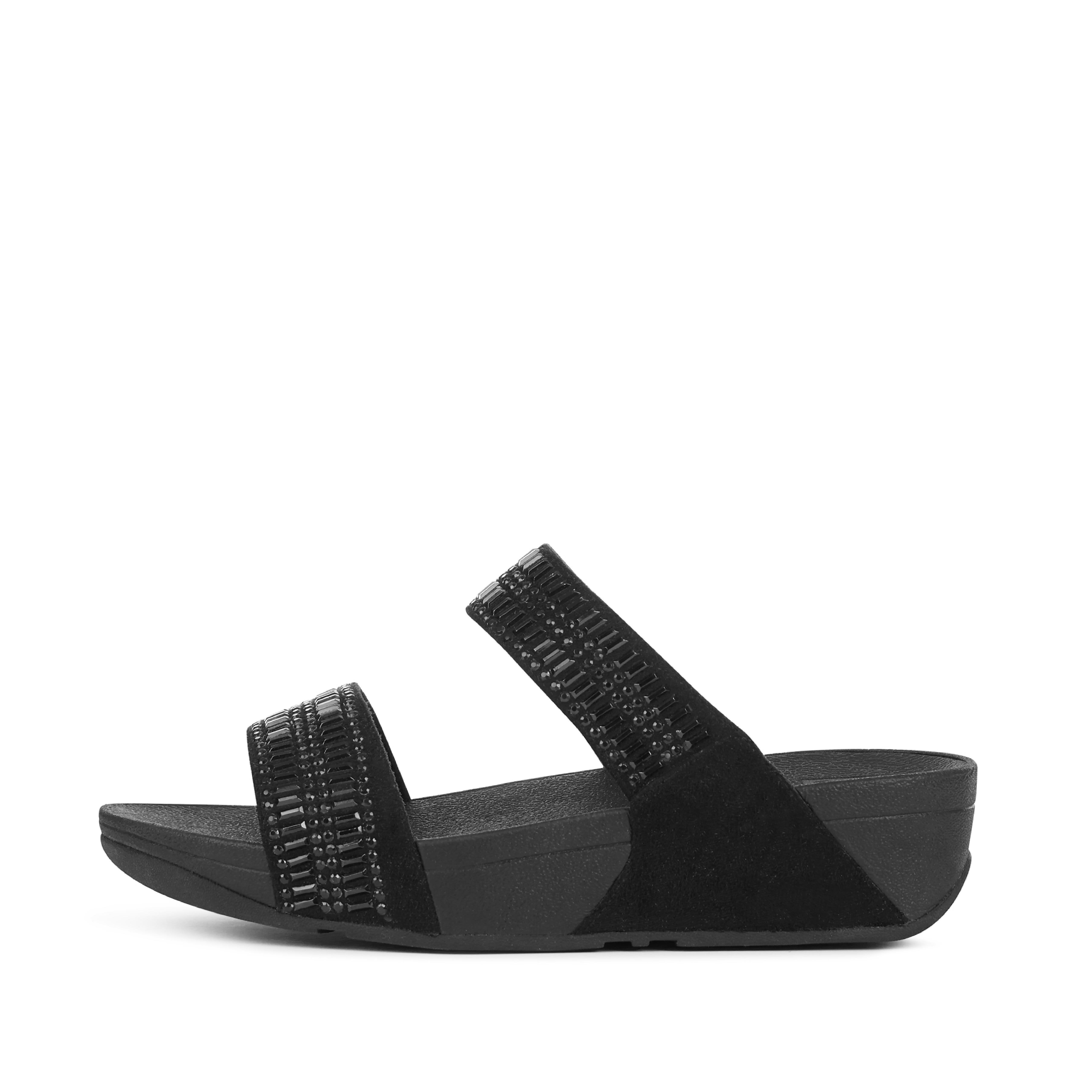 incastone slide sandals