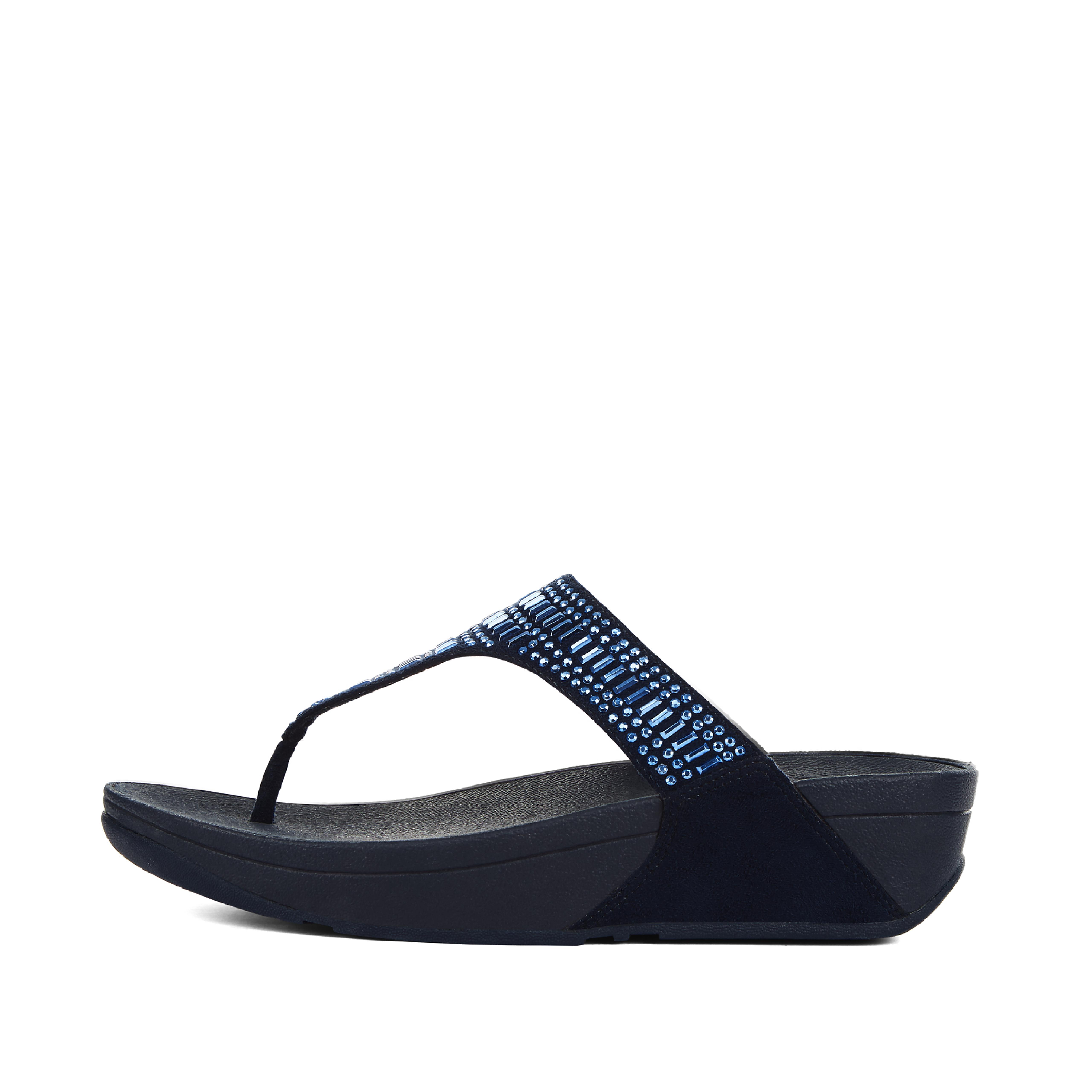 navy blue fitflop sandals