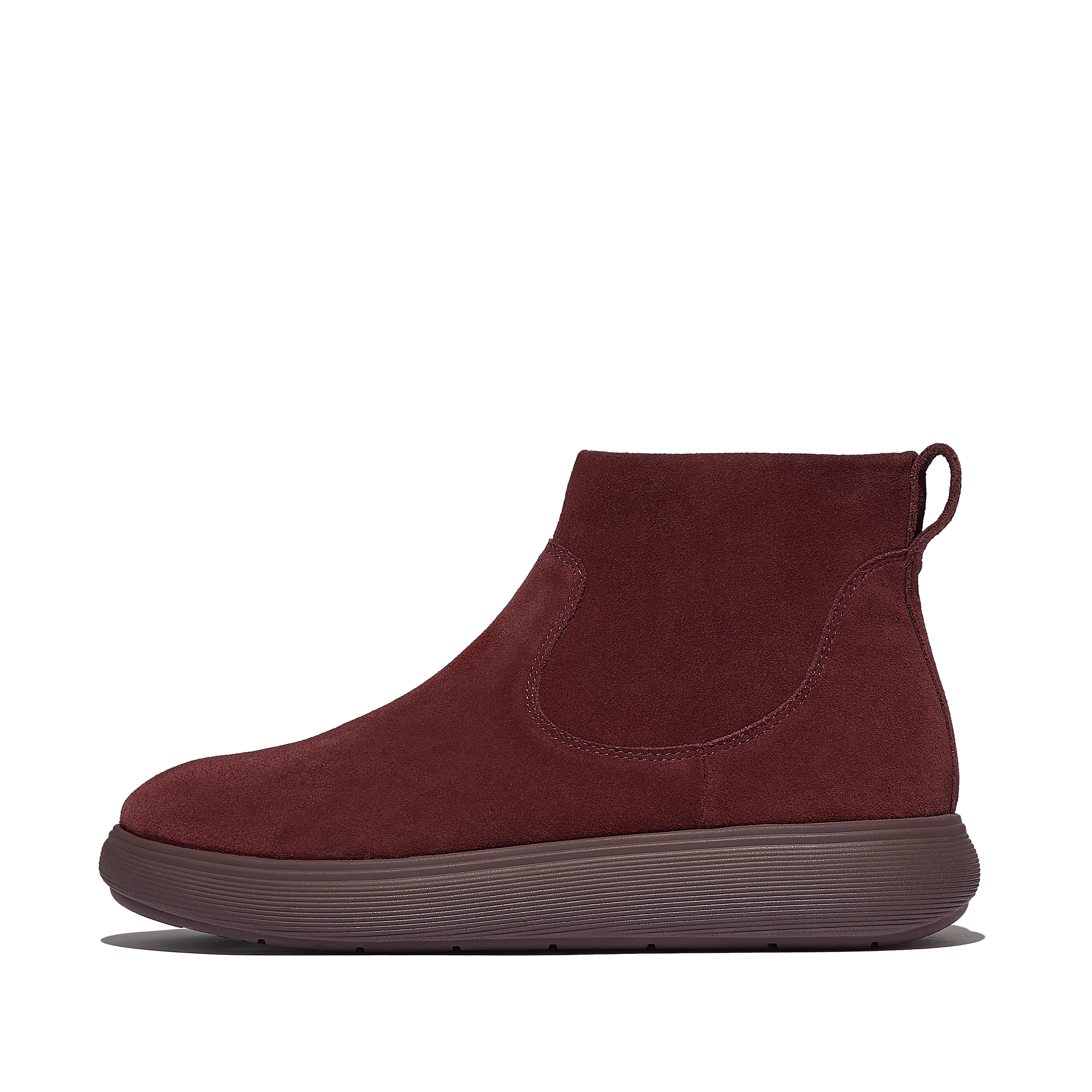 iQ-Comff Suede Zip Ankle Boots