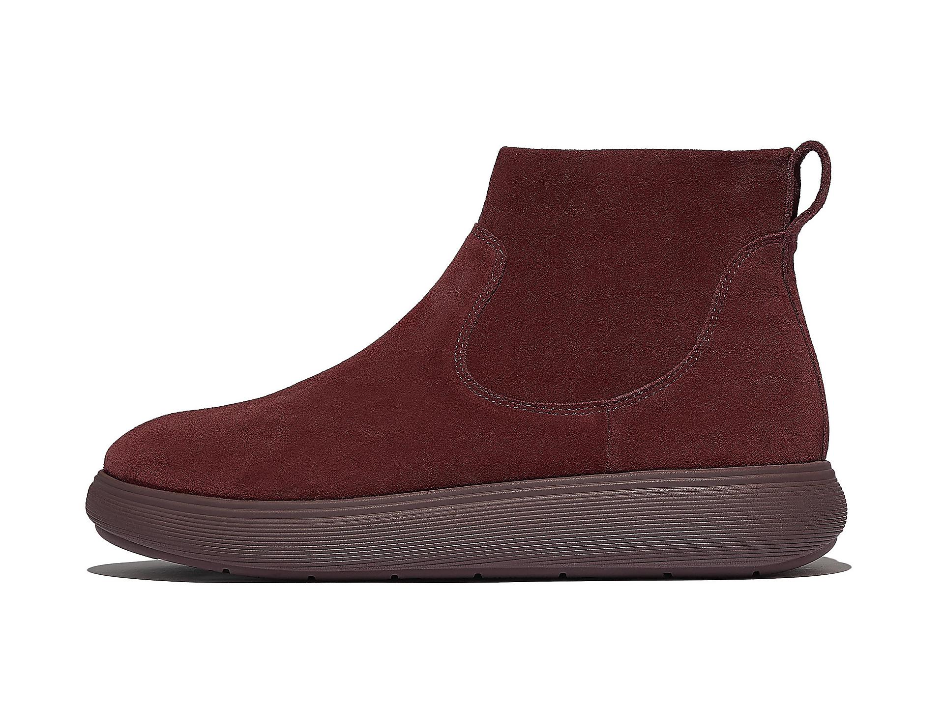 iQ-COMFF Suede Zip Ankle Boots