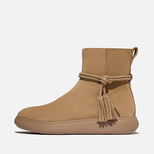 ブーツその他 AQUAZZURA BOOTS (SHOMIDB8SUE CAMEL) Combat Boots & Knee-High Boots | Aquazzura Official Online Store