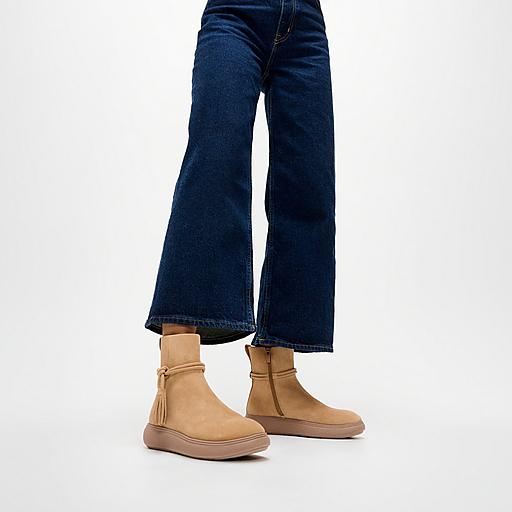 Women's Iq-Comff Tassel Suede Boots | FitFlop US