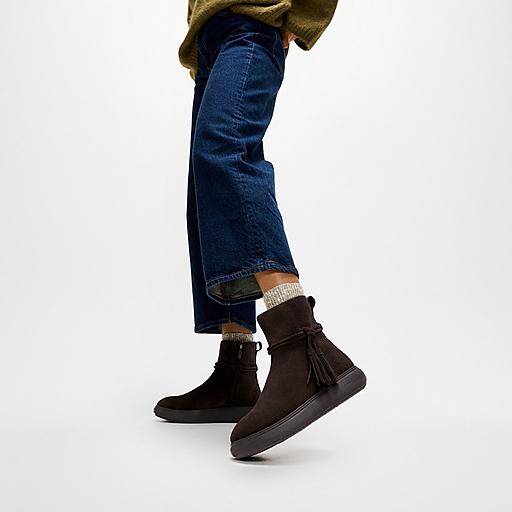 Women's Iq-Comff Tassel Suede Boots | FitFlop US
