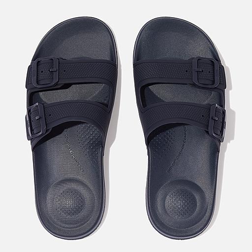 Womens navy slides sales