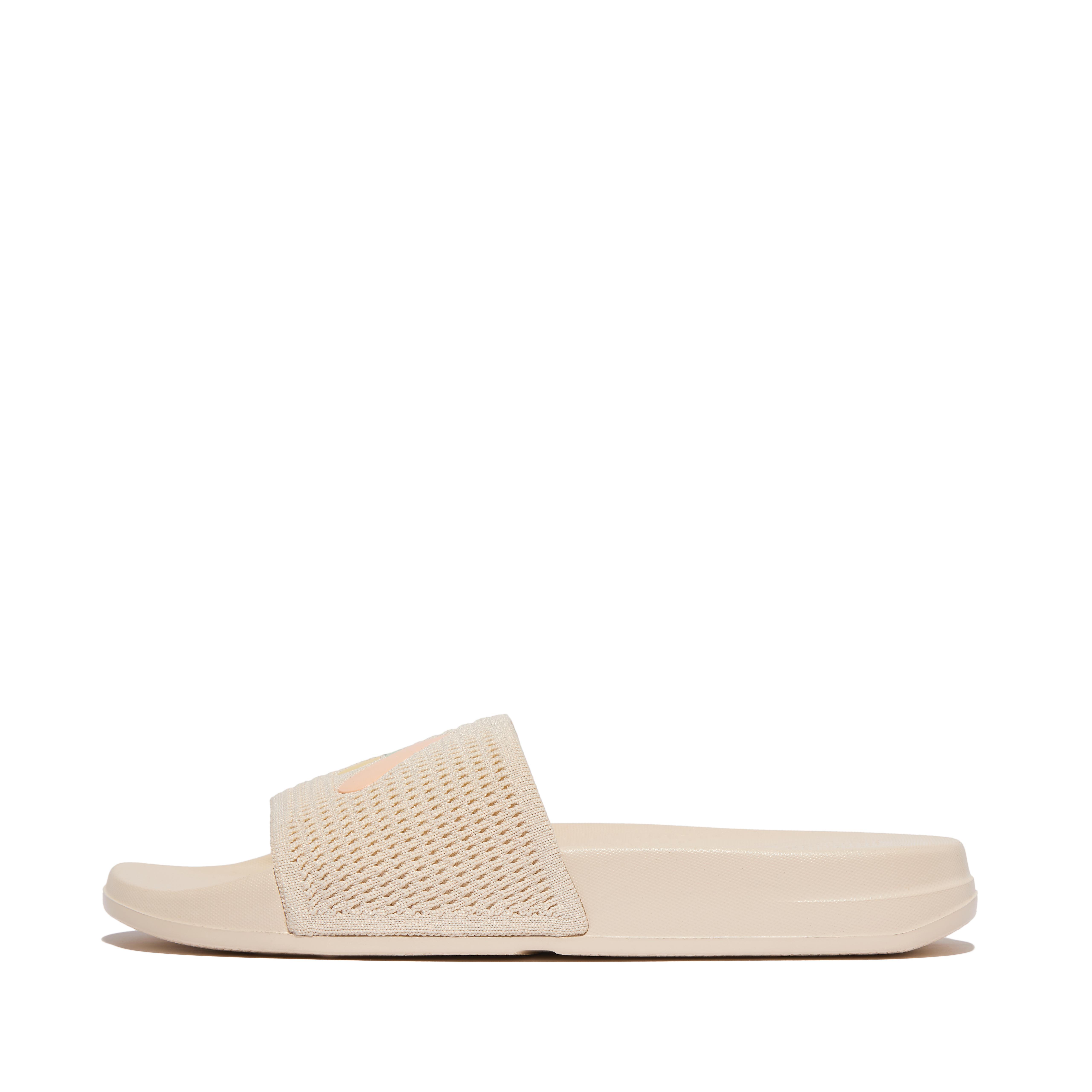 Women IQUSHION Arrow Water-Resistant Knit Sliders Rubber, Outlet