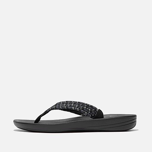Women s Iqushion Cotton Webbing Flip Flops FitFlop US
