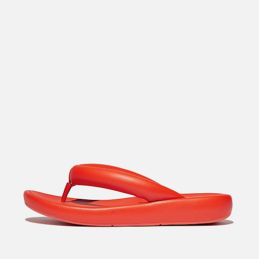 Women's Iqushion Leather Flip-Flops | FitFlop US Women's Iqushion Leather Flip-Flops | FitFlop US