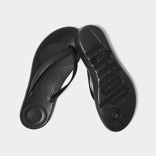 Mens IQUSHION Rubber Flip-Flops