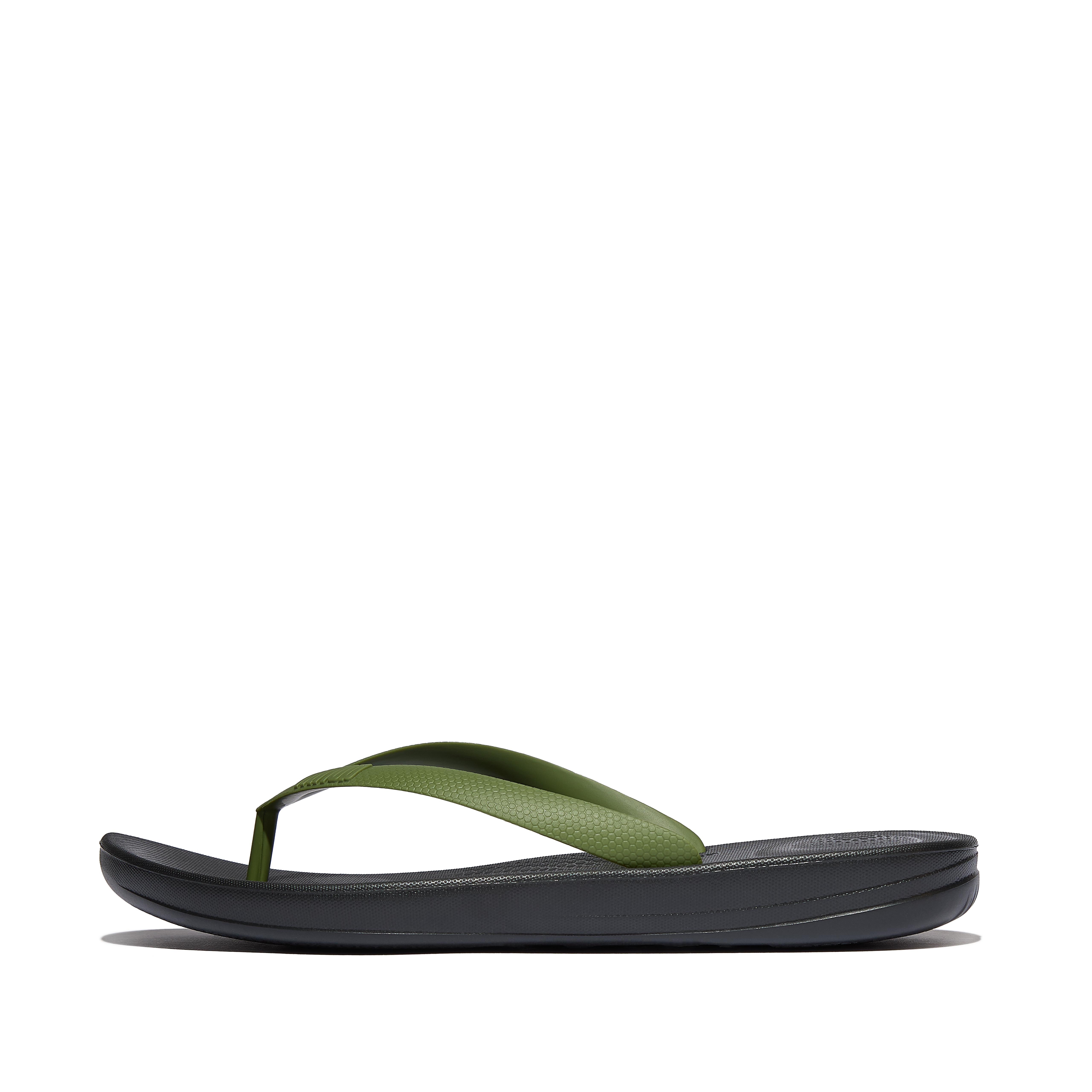 IQUSHION Mens Ergonomic Flip-Flops Rubber