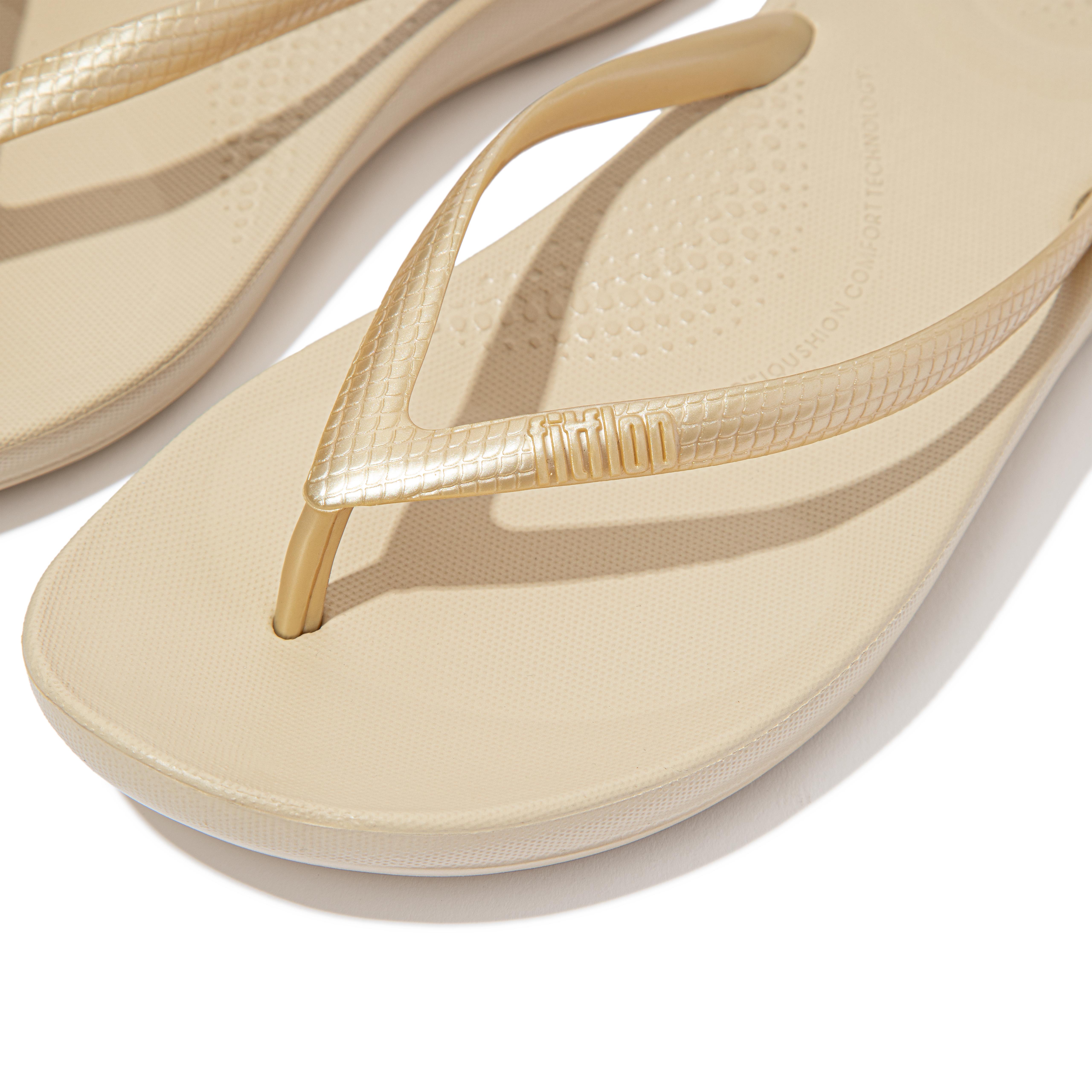 gold flip flops cheap