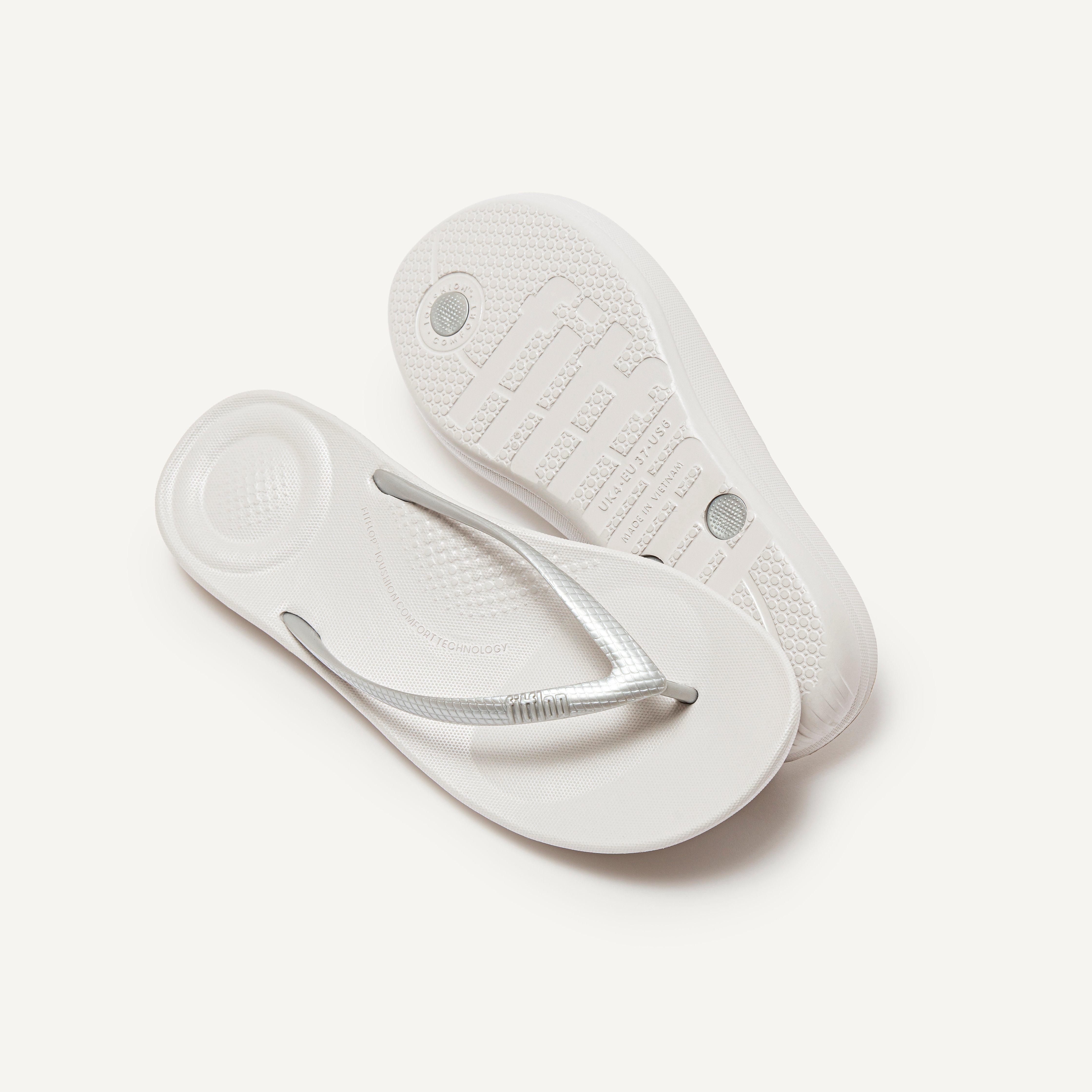 white birkenstock slides