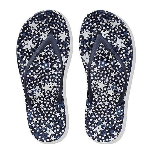 Navy bling flip on sale flops