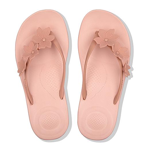 FitFlop iQushion Flower Flip Flops