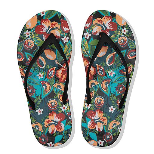 FitFlop iQushion Floral Flip Flops