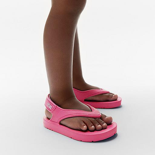 Kids white cheap flip flops