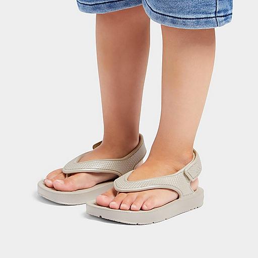 Children's flip flops with back strap on sale