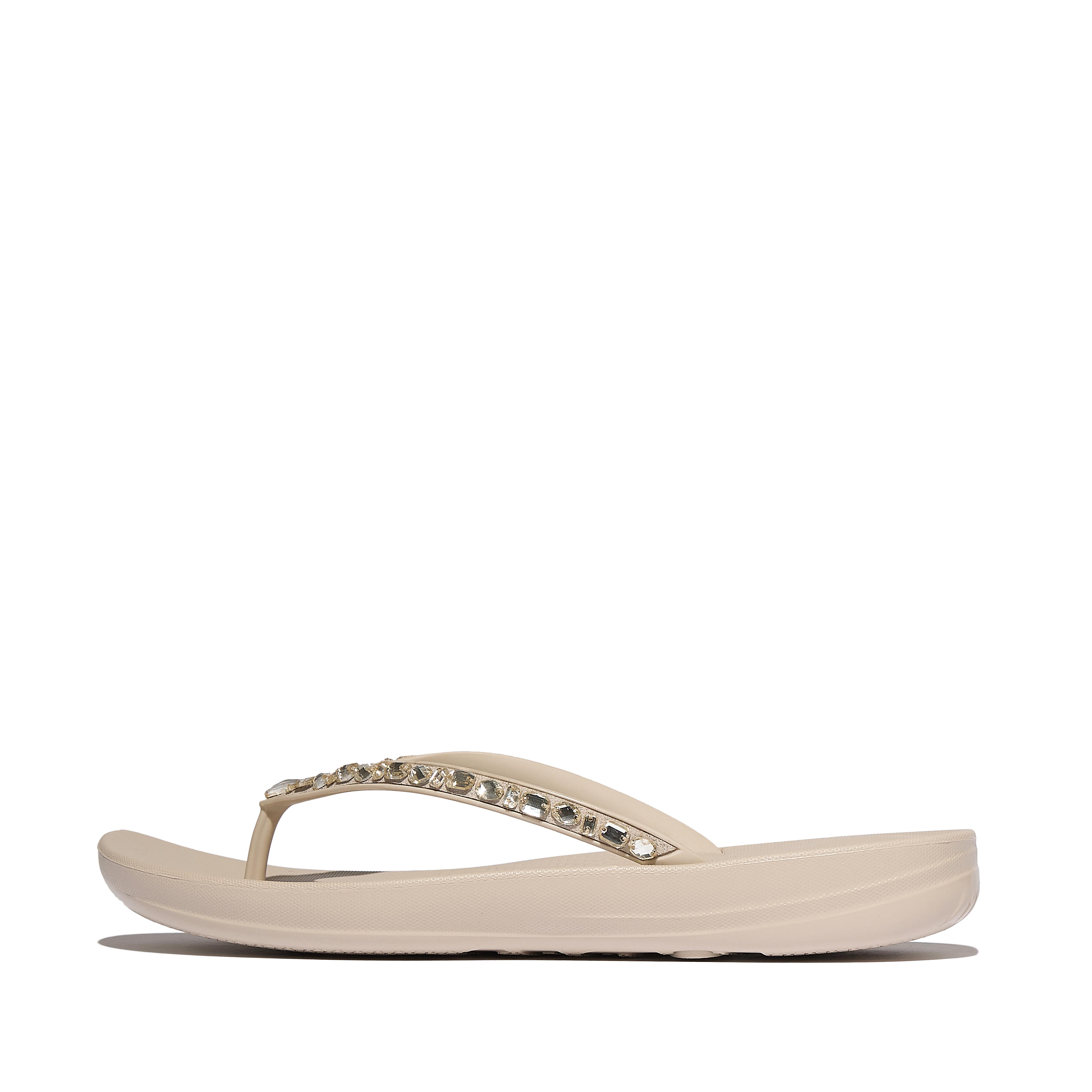 Iqushion Multi-Crystal Ergonomic Flip-Flops