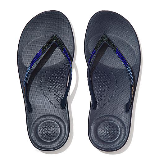 Women's IQUSHION Sparkle Flip Flops