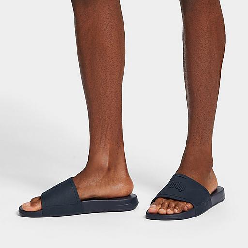 Men's Iqushion Rubber Slides | FitFlop US