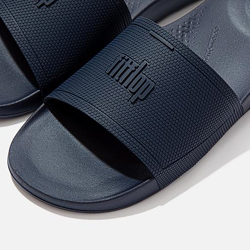 Men's Iqushion Rubber Slides | FitFlop US